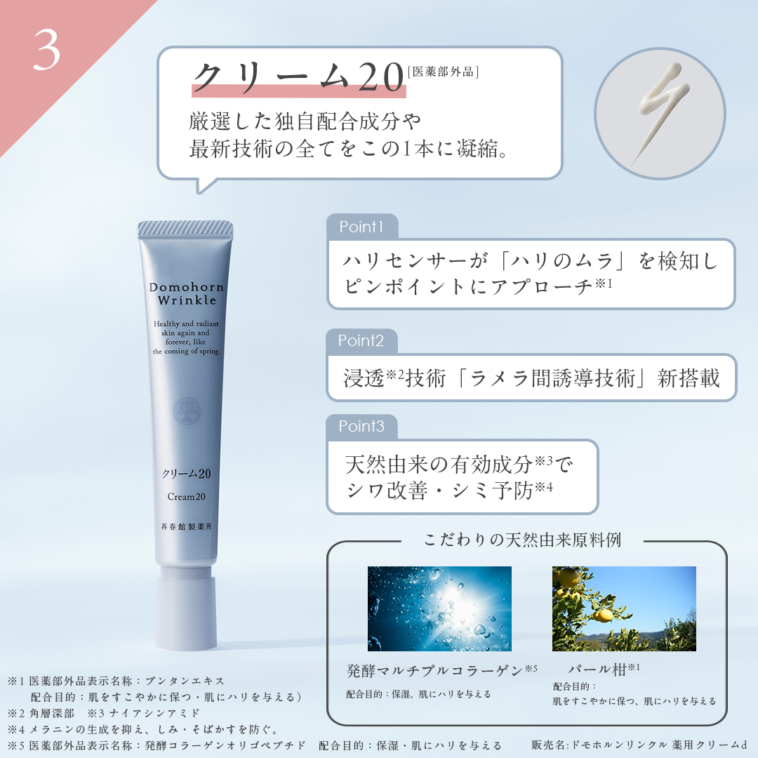 ドモホルンリンクル 基本4点セット 化粧水 美容液 クリーム 乳液 約60